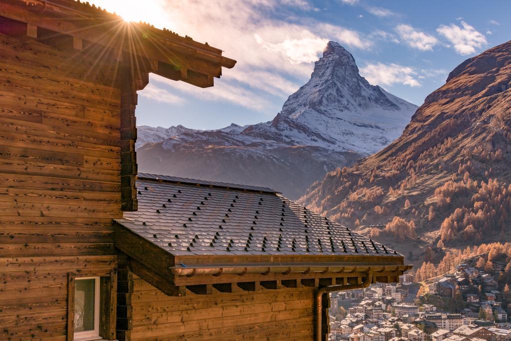 Chalet Luna, Propably Best View Of Matterhorn, Ski In,Out Церматт Номер фото