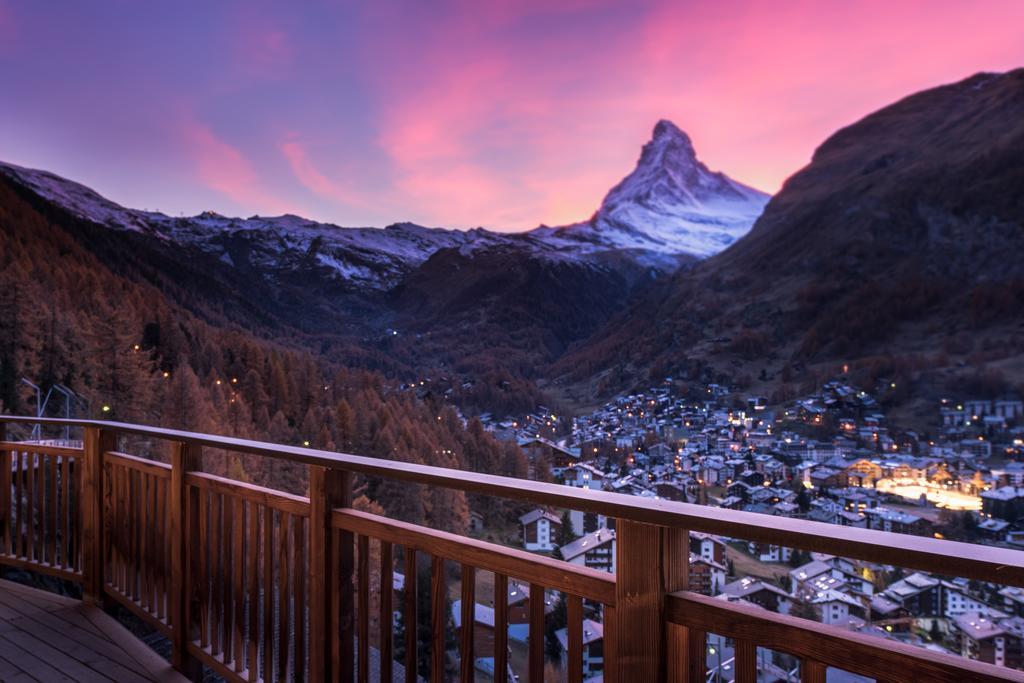 Chalet Luna, Propably Best View Of Matterhorn, Ski In,Out Церматт Номер фото